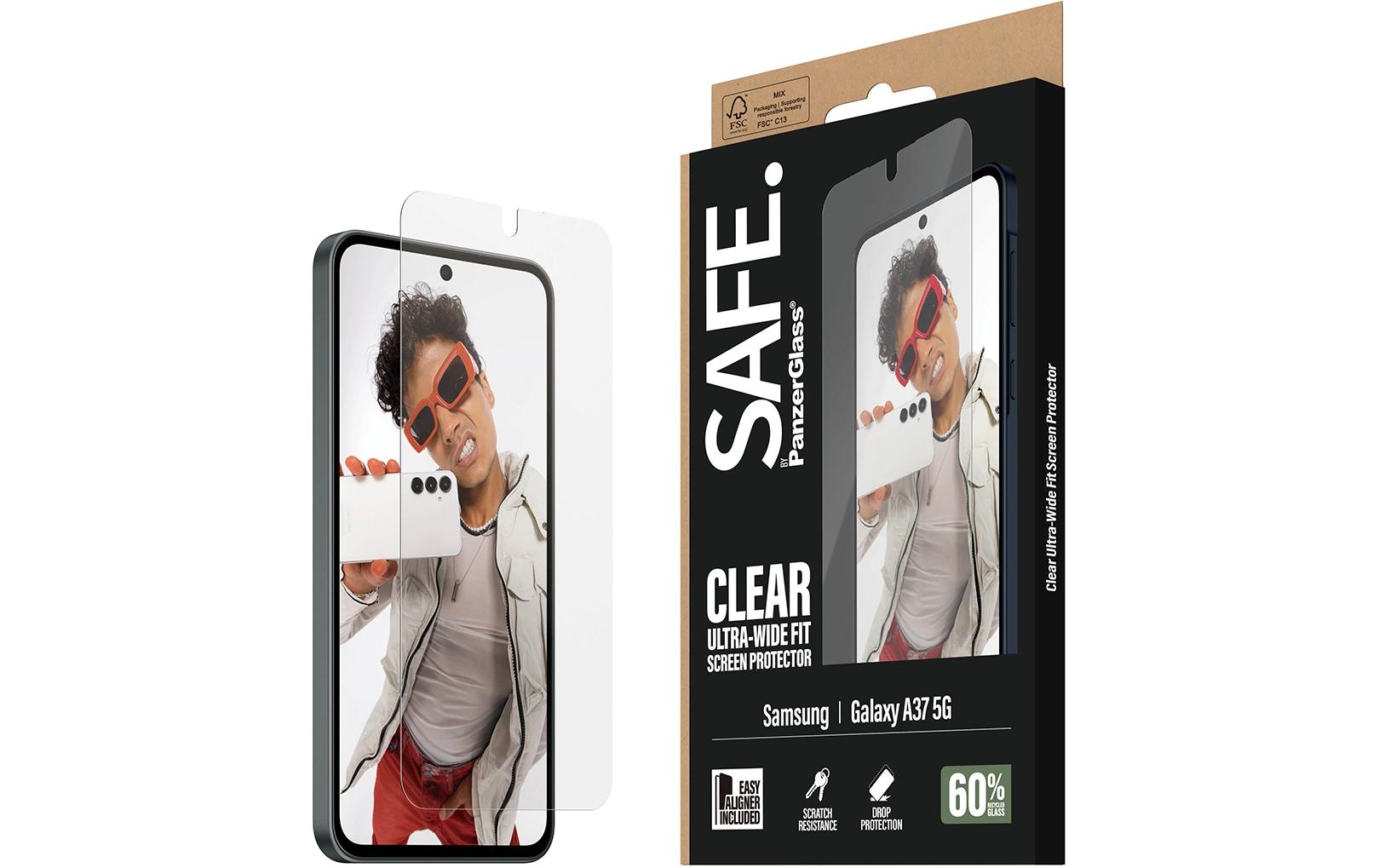 SAFE. – Displayschutz (Folie), Ultra-Wide Fit – für Galaxy A37 5G