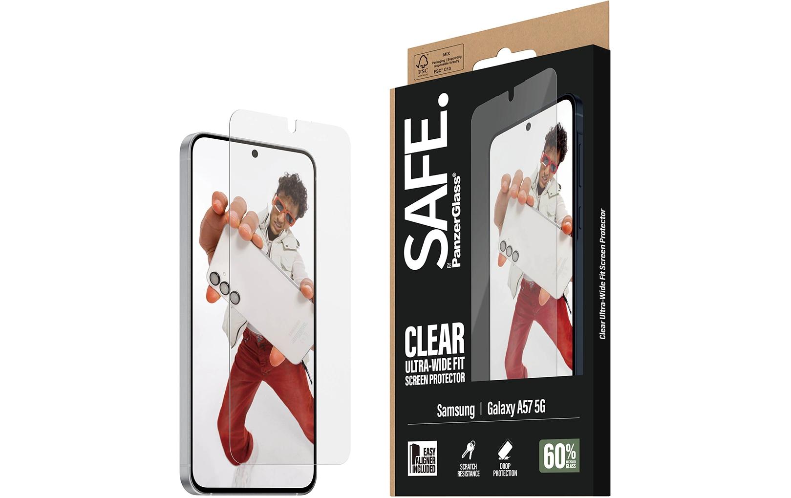 PanzerGlass SAFE. – Displayschutz, Ultra-Wide Fit – für Galaxy A57