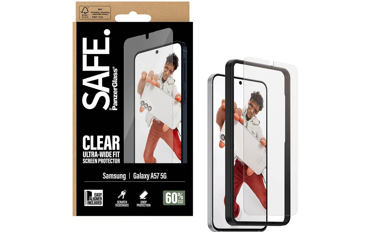 PanzerGlass SAFE. – Displayschutz, Ultra-Wide Fit – für Galaxy A57