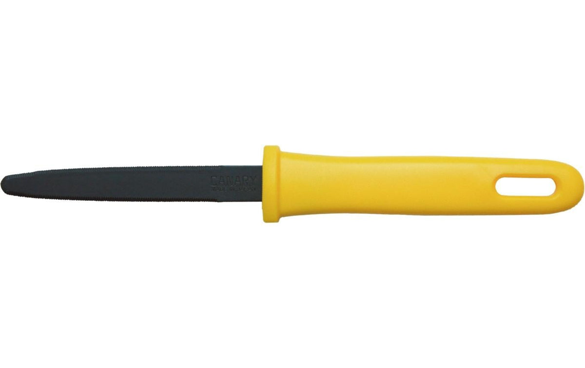 NT Cutter DC-190F-1 – Abbrechmesser 9 mm, Kunststoff, segmentfreie Klinge, Gelb, Schwarz