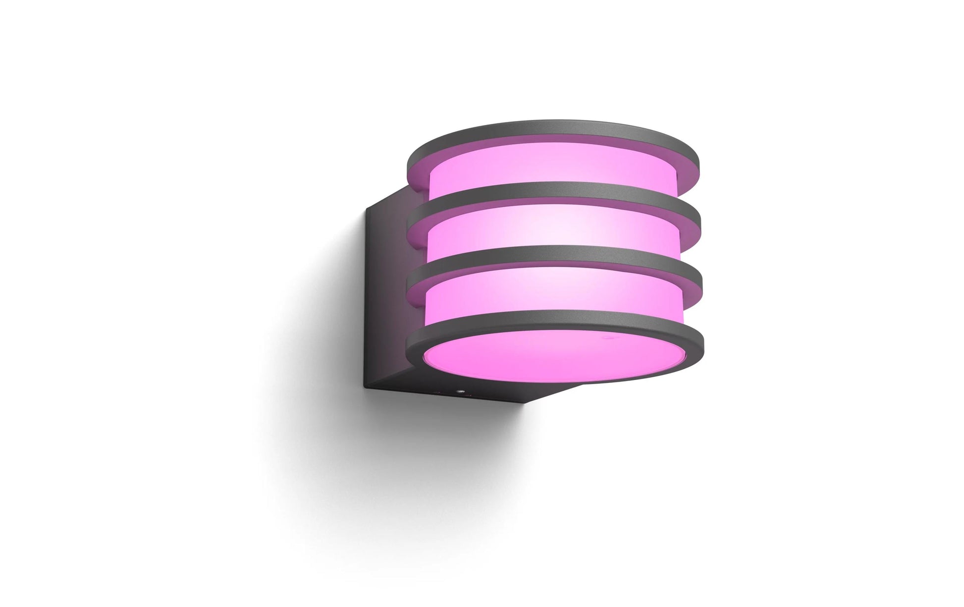 Philips by Signify Philips Hue Aussenwandleuchte – für Philips Hue, Alexa, Google (u. a.), dimmbar, Anthrazit, Aluminium