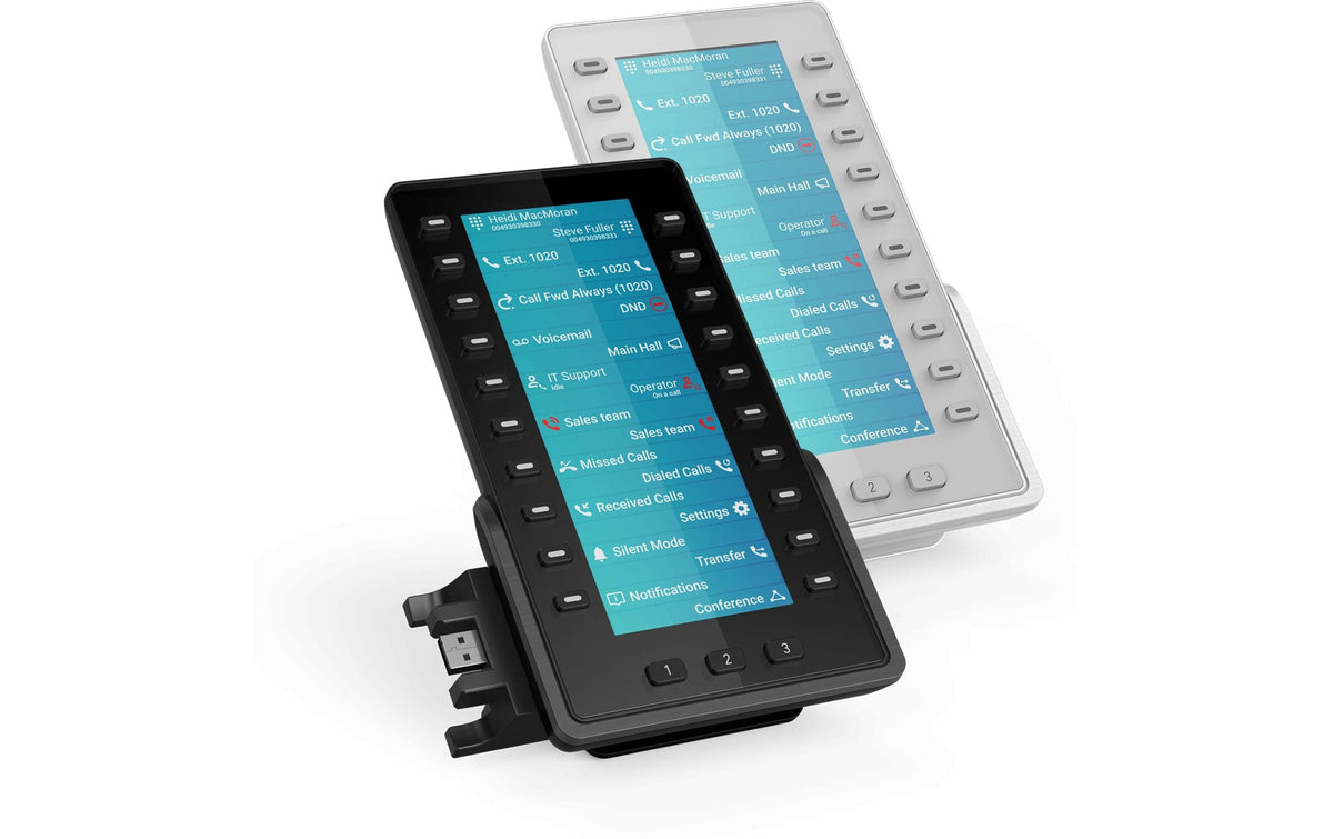 Snom D8C – USB-Zusatztastenfeld, Farbdisplay, Weiss