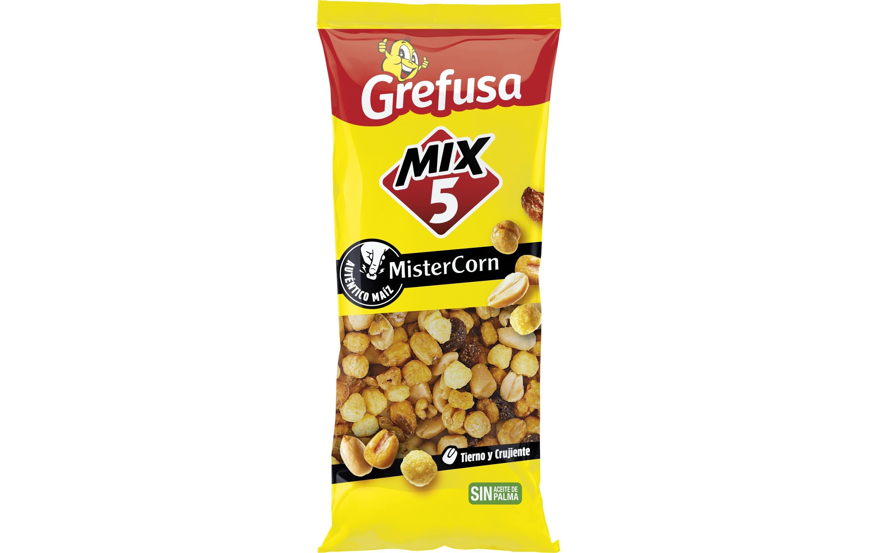 Grefusa Mix 5 Snack-Cocktail – Barbecue, vegan – 115 g