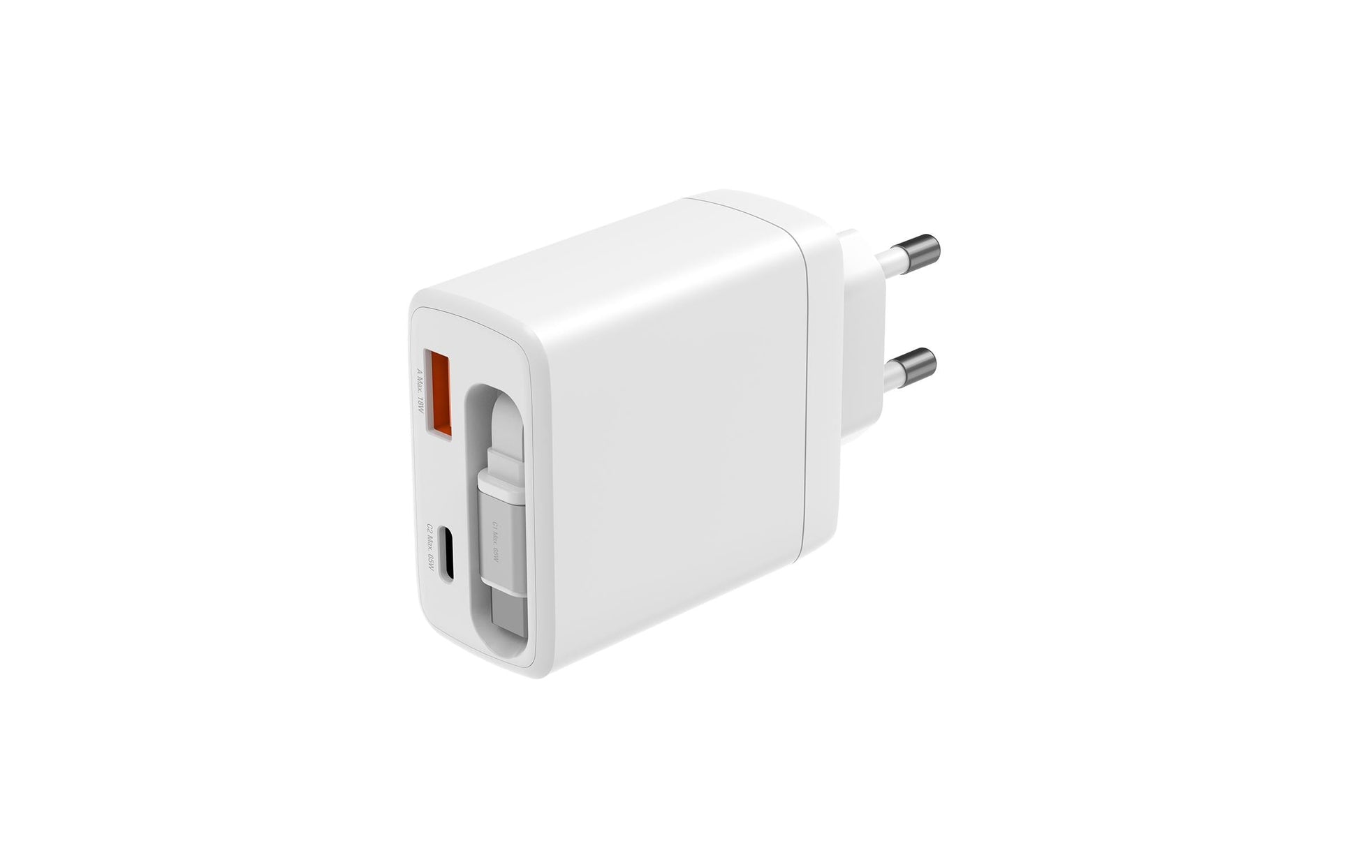 4smarts PDPlug Slim GaN Jojo USB-Ladegerät 65 W – USB-C×1, USB-A×2 – PD – für Smartphone, Tablet, Laptop