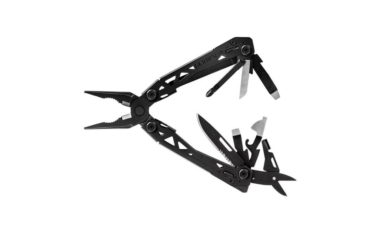 Gerber Multitool Outdoor – 15 Funktionen, Klingenlänge 57 mm, arretierbar, Edelstahl