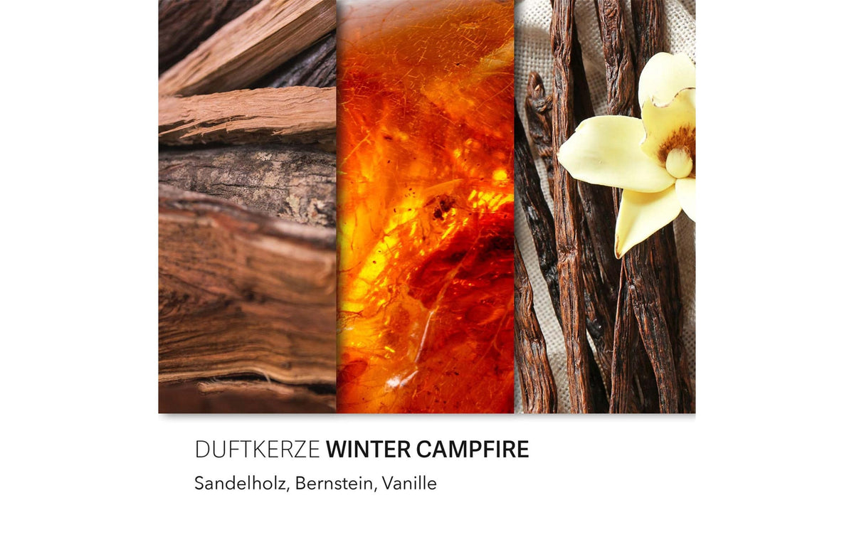 Balthasar Duftkerze – Sandelholz & Vanille – Ø 10 × 14,5 cm