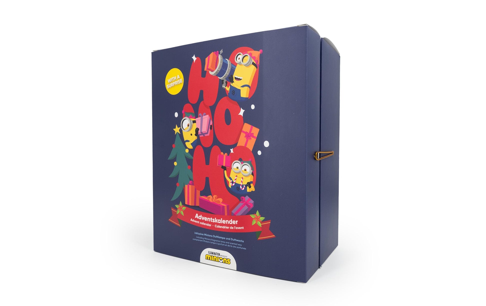 Balthasar Adventskalender – Minions – mit Duftlampe & 24 Duftwachs – Ø 27 × 22 cm