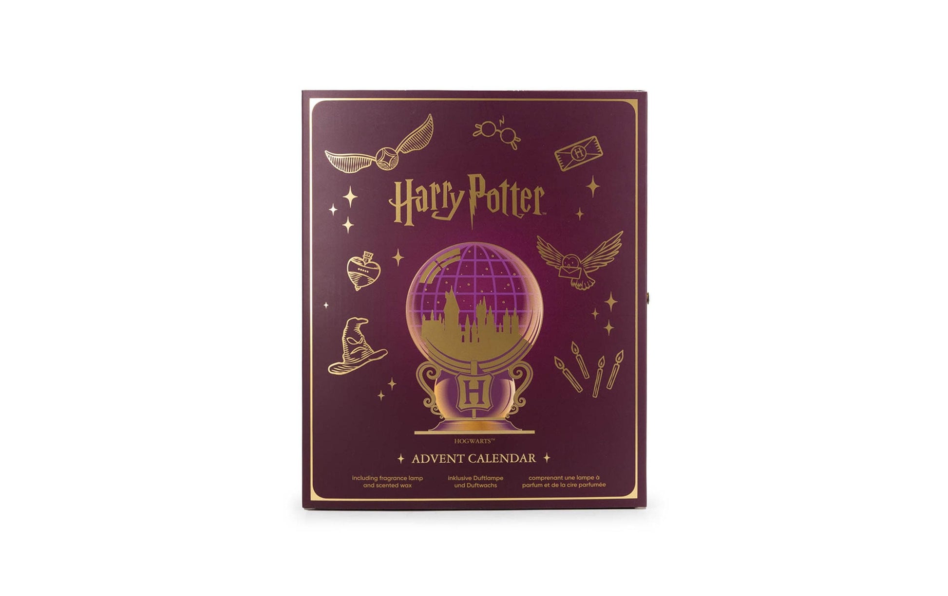 Balthasar Harry Potter Adventskalender – Geschenkset, Keramik-Duftlampe Schwarz, Ø 27 × 22 cm, 24 Duftwachs