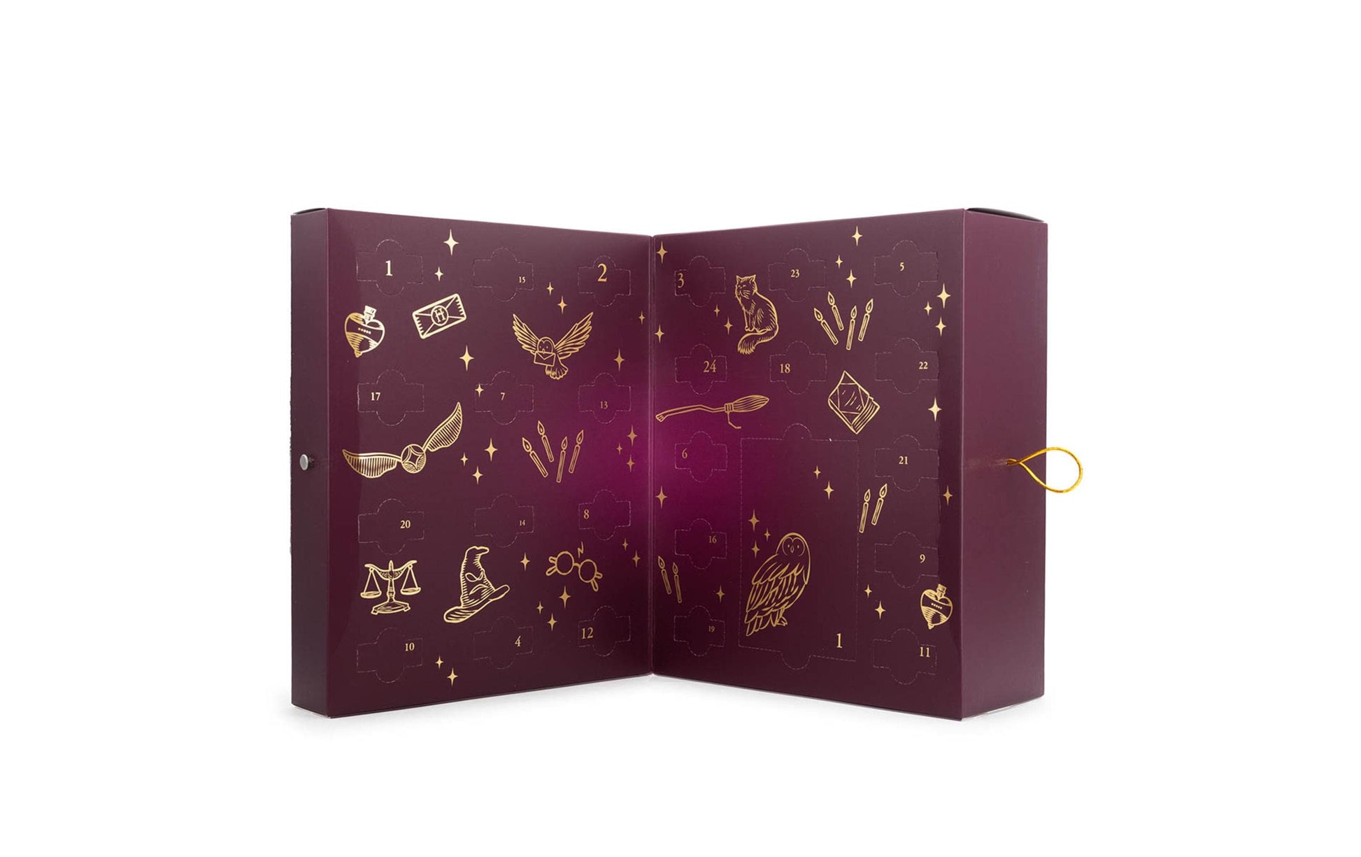 Balthasar Harry Potter Adventskalender – Geschenkset, Keramik-Duftlampe Schwarz, Ø 27 × 22 cm, 24 Duftwachs