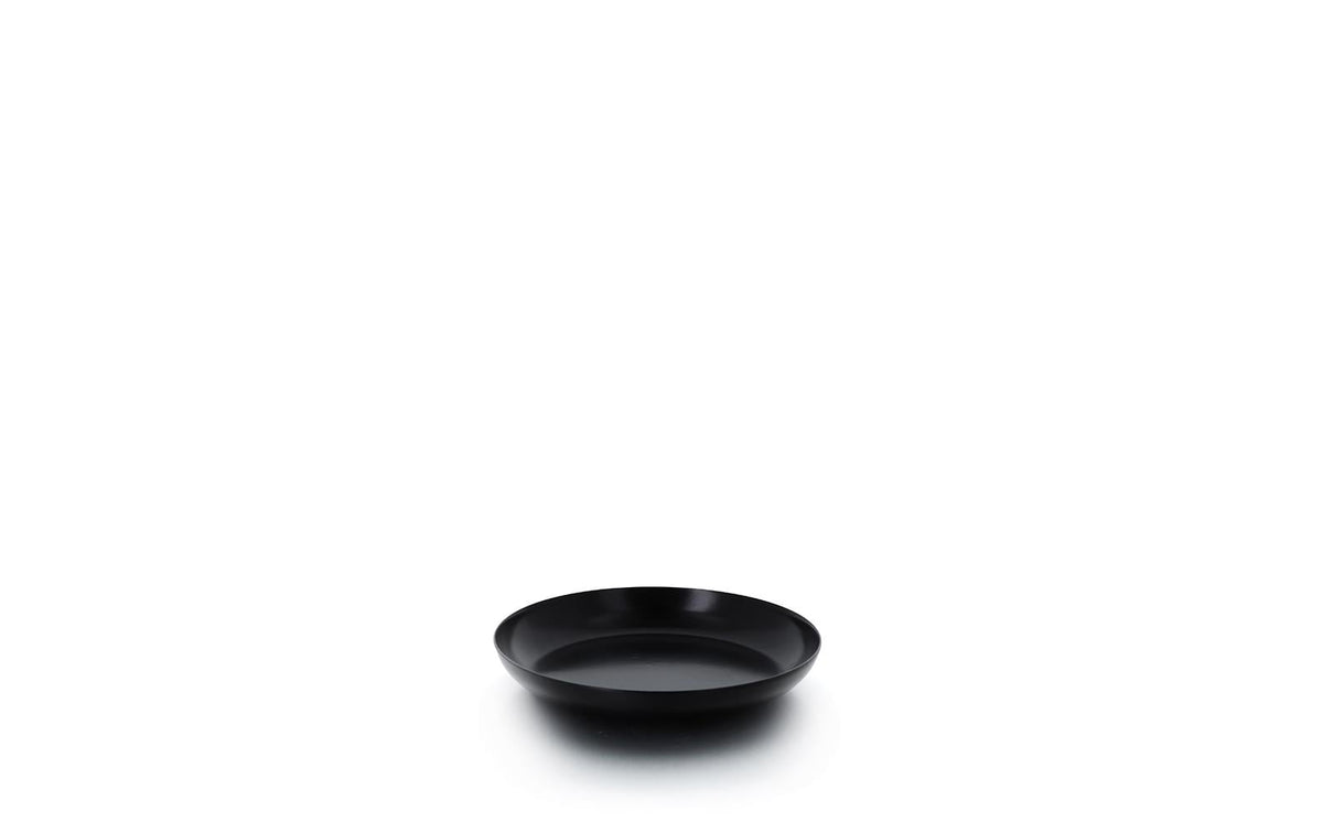 Balthasar Kerzenteller – Ø 10 × 3 cm – Metall, Schwarz