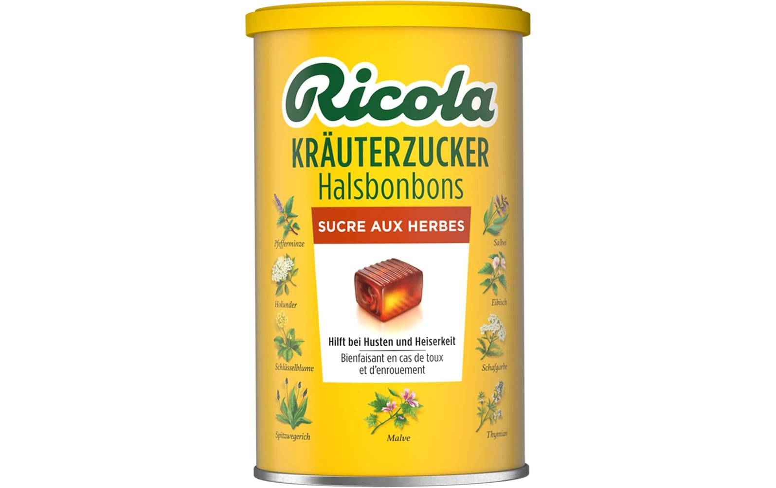 Ricola Kräuterzucker Lutschbonbons – vegan – 400 g