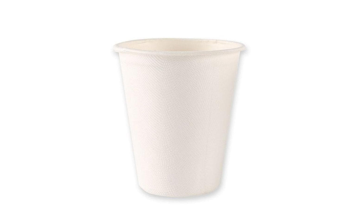Webstar Trinkbecher, Bagasse (Zuckerrohr) für Heissgetränke – 2,5 dl, Ø 8 cm – 50 Stk.