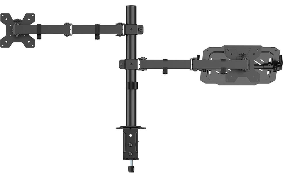 myWall My Wall – Monitorarm Tischhalterung – 1 Monitor – bis 32" – bis 10 kg/Monitor – höhenverstellbar, drehbar