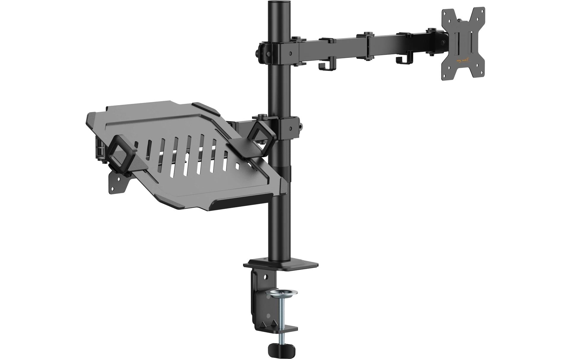 myWall My Wall – Monitorarm Tischhalterung – 1 Monitor – bis 32" – bis 10 kg/Monitor – höhenverstellbar, drehbar