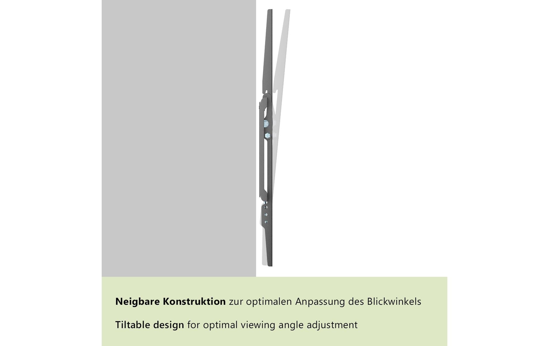 myWall My Wall Wandhalterung – Neigbar – 32–75" – VESA 50×50–400×400 – bis 45 kg – Schwarz