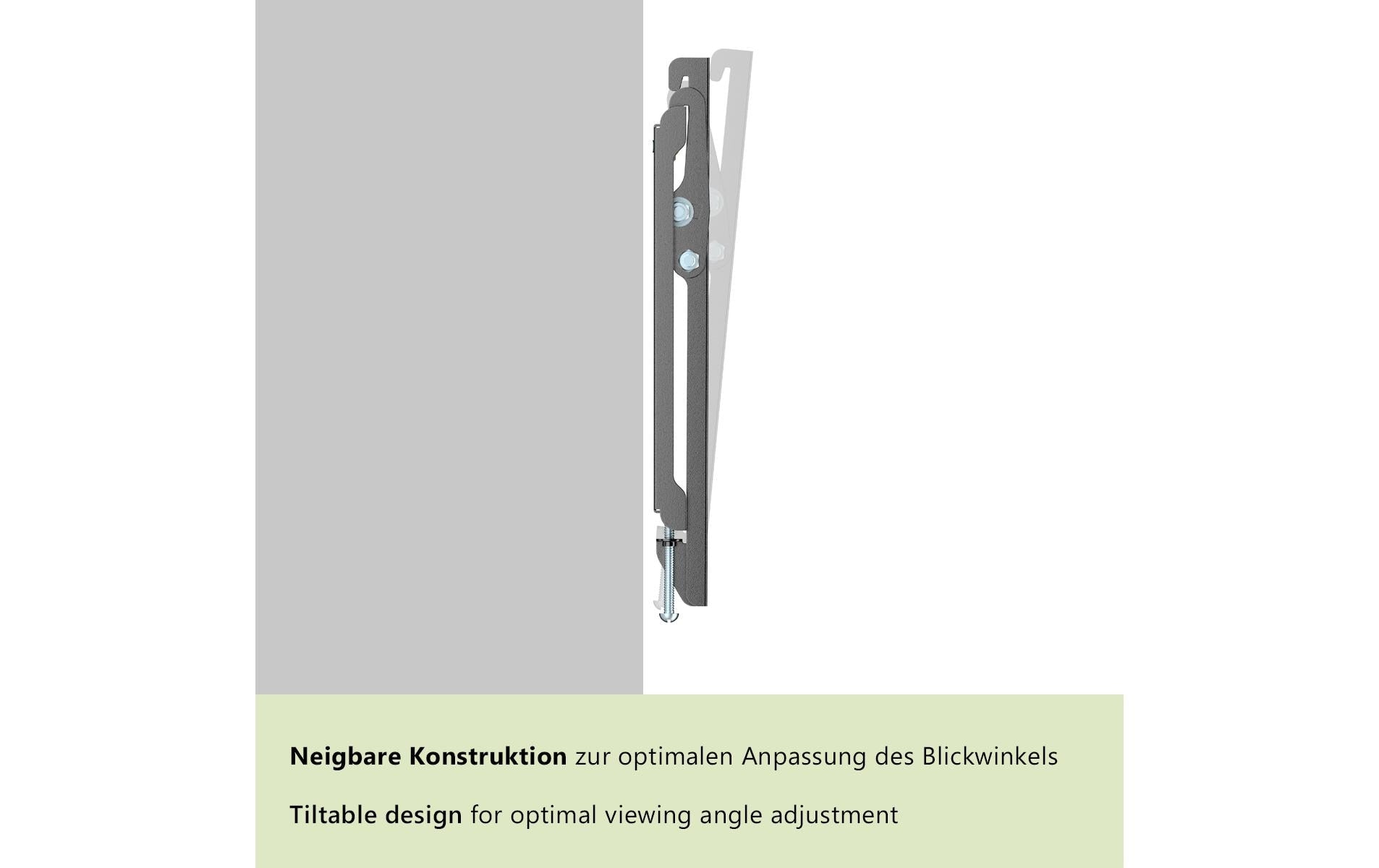 myWall My Wall Wandhalterung – Neigbar – 13–43" – VESA 50×50–200×200 – bis 45 kg – Schwarz