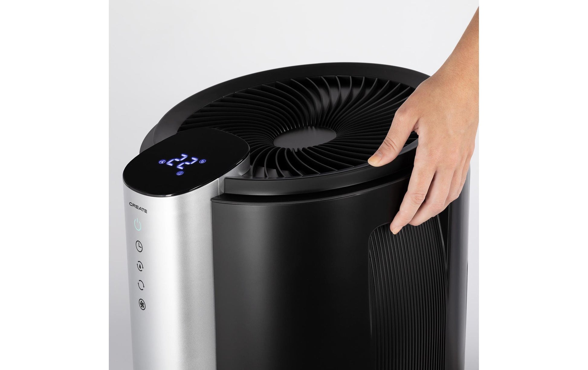 Create Luftentfeuchter DRYPLUS XL SPIRAL – 20 L/24 h, bis 90 m², Tank 4,5 l, Hygrostat