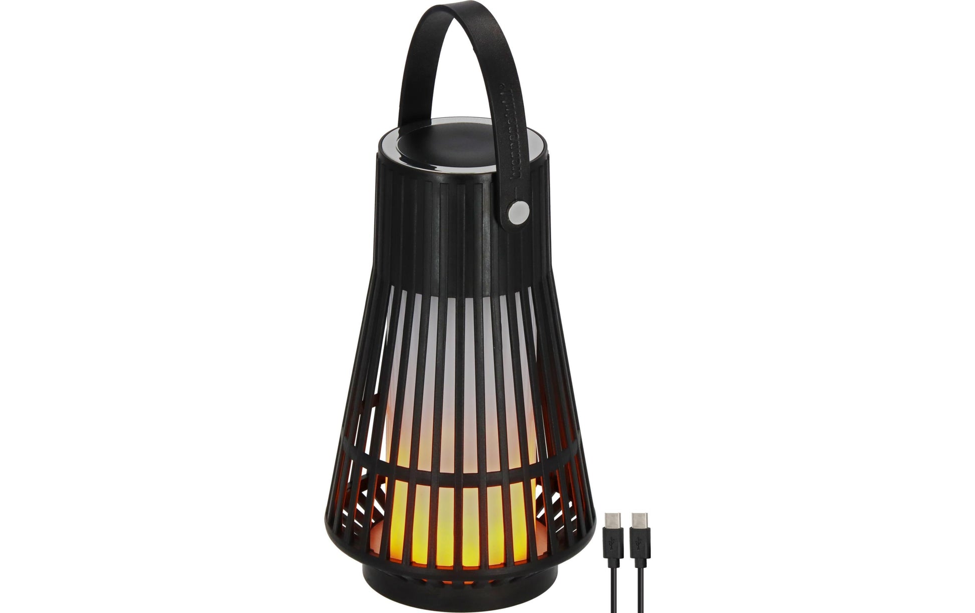 Brennenstuhl Campingleuchte – 20 cm – 30 lm – IP44 – Akkubetrieb – 2 000 mAh, USB-C, Flammeneffekt
