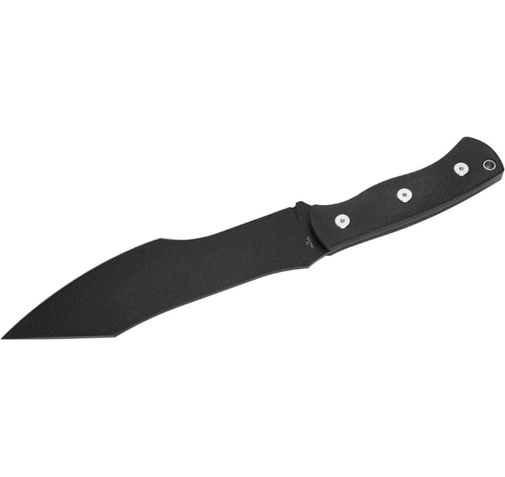 Herbertz Klappmesser 197 mm, D2, Micarta, Feststellklinge, Schwarz