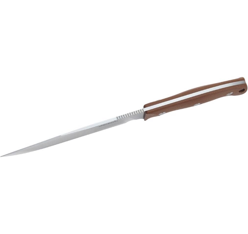 Herbertz D2 – Survivalmesser 173 mm, Micarta, Braun