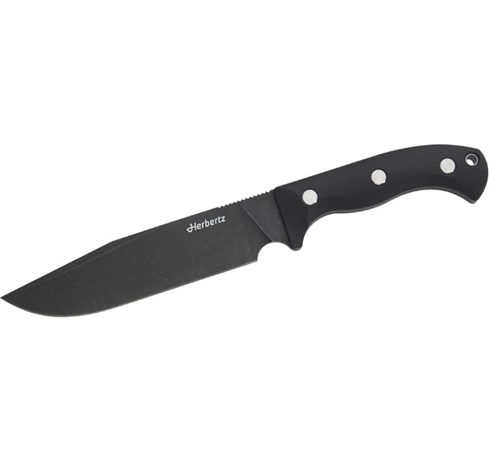 Herbertz D2 – Outdoormesser 173 mm, G10-Griff, feststehend, schwarz