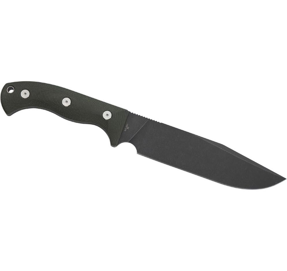 Herbertz D2 – Outdoormesser 173 mm, Micarta, Grün