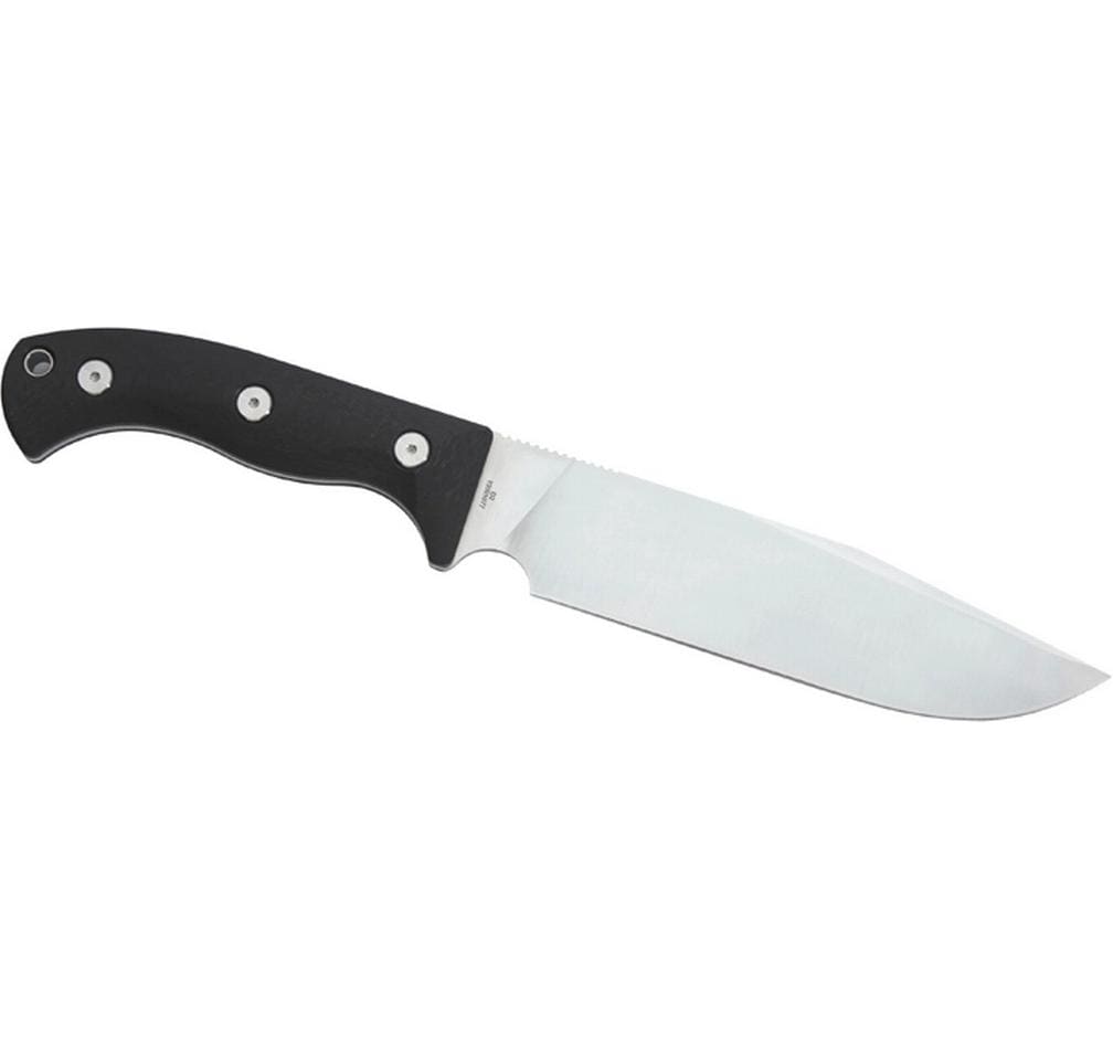 Herbertz Klappmesser/Outdoormesser 173 mm, D2-Klinge, G10-Griff, feststehende Klinge, schwarz