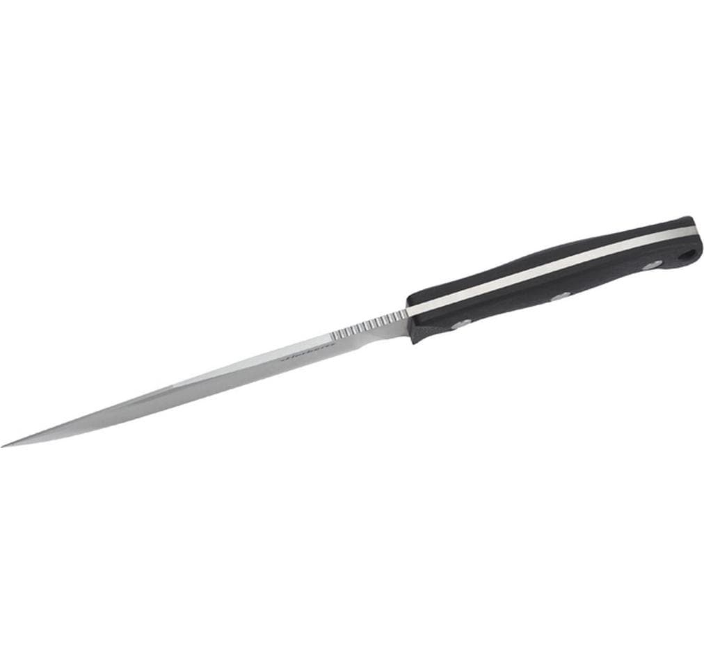 Herbertz Klappmesser/Outdoormesser 173 mm, D2-Klinge, G10-Griff, feststehende Klinge, schwarz