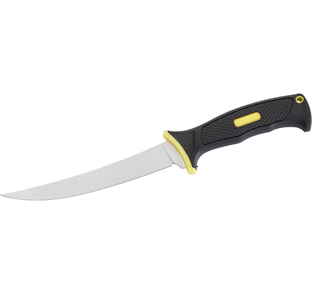 Herbertz Filetiermesser 16 cm, Kunststoffgriff, Gelb/Schwarz, mit Feststellklinge