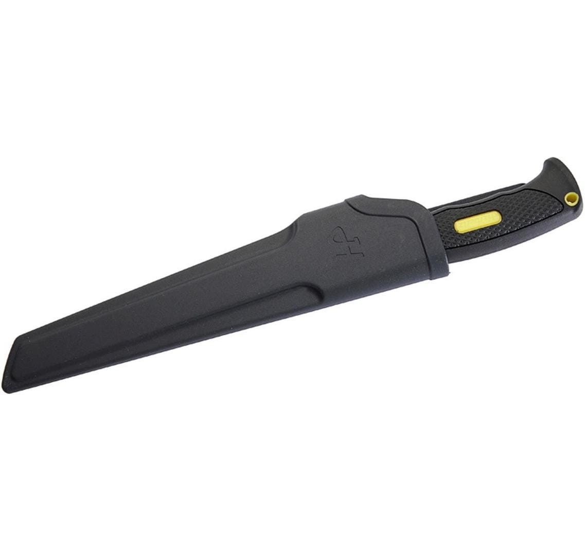 Herbertz Filetiermesser 16 cm, Kunststoffgriff, Gelb/Schwarz, mit Feststellklinge