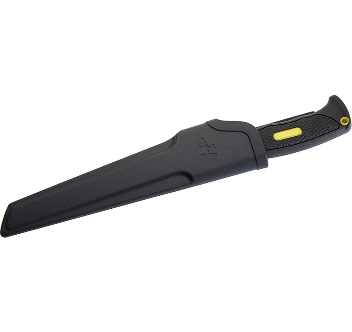 Herbertz Filetiermesser 13,5 cm, Kunststoffgriff, Gelb/Schwarz, Feststellklinge