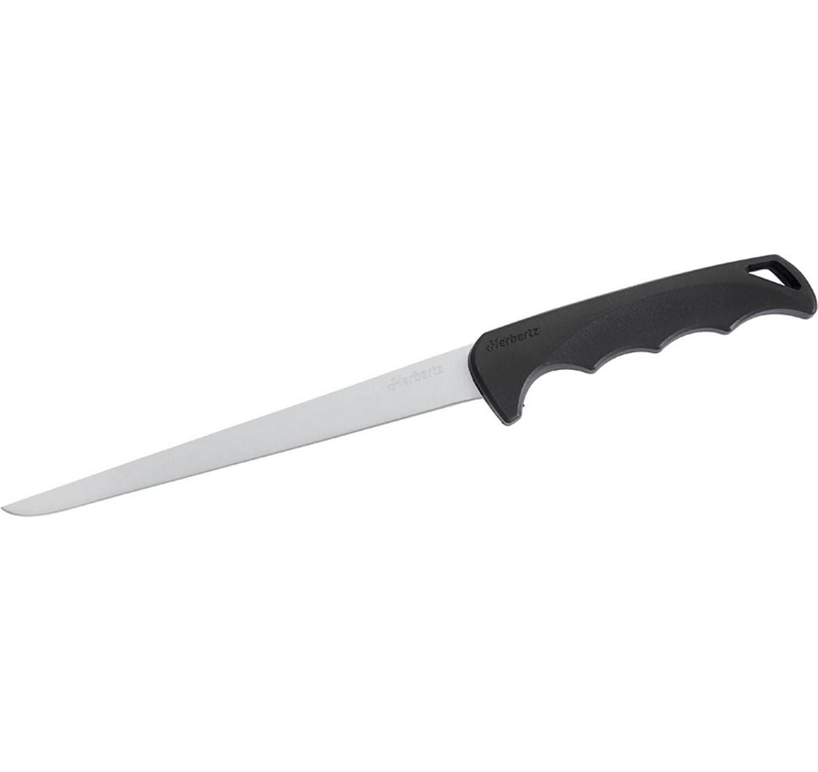 Herbertz Filetiermesser 18 cm, Kunststoffgriff, Schwarz
