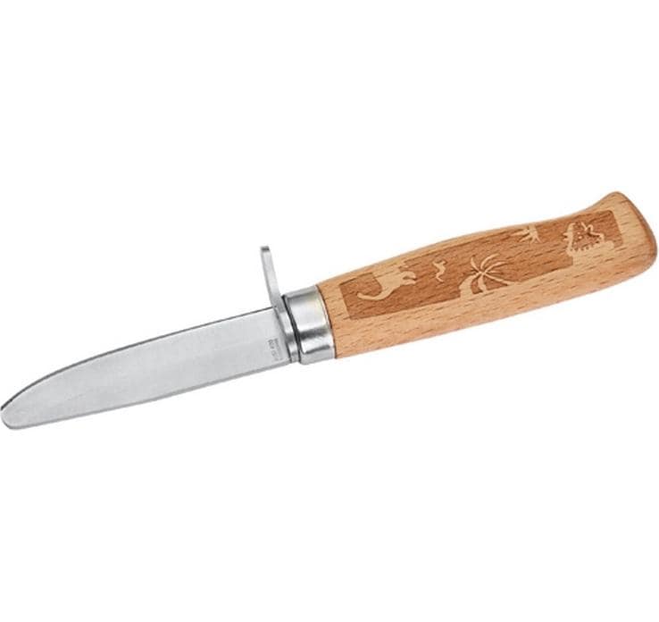 Herbertz Kindermesser – Klappmesser 72 mm, Buchenholz, Braun