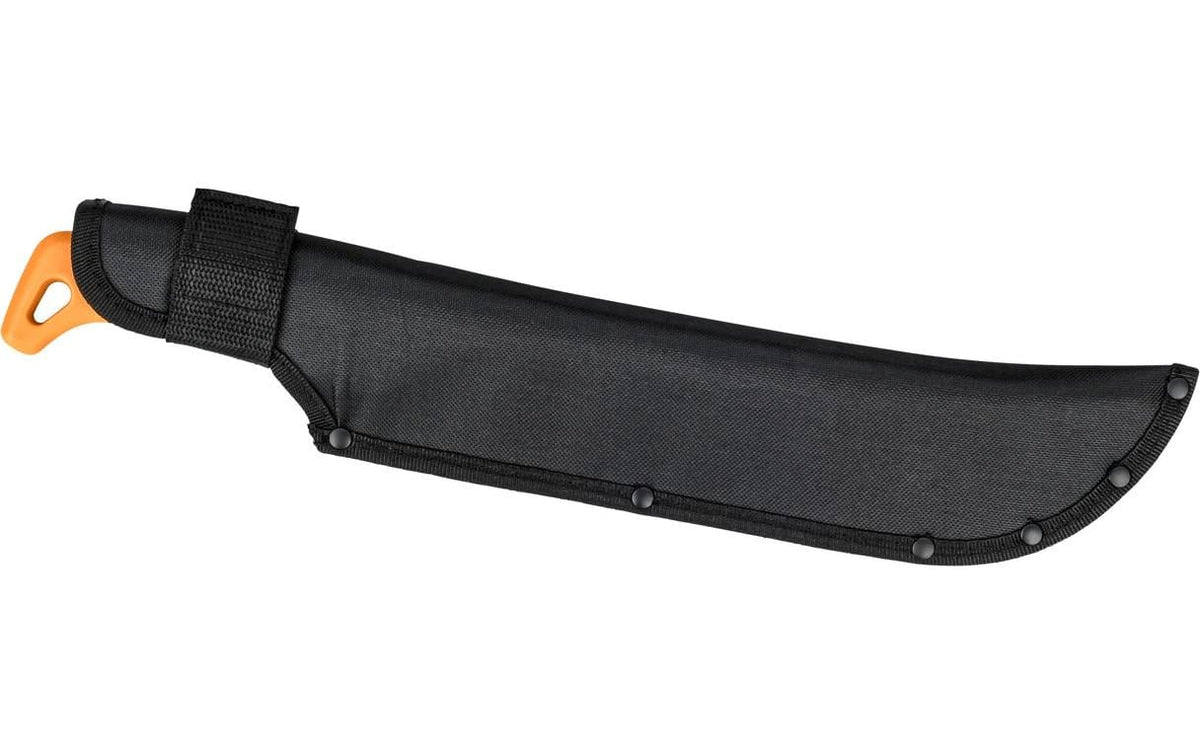 Herbertz CJH – Machete 400 mm, Klingenlänge 250 mm, Nylongriff, Sägerücken, Nylonscheide, Schwarz