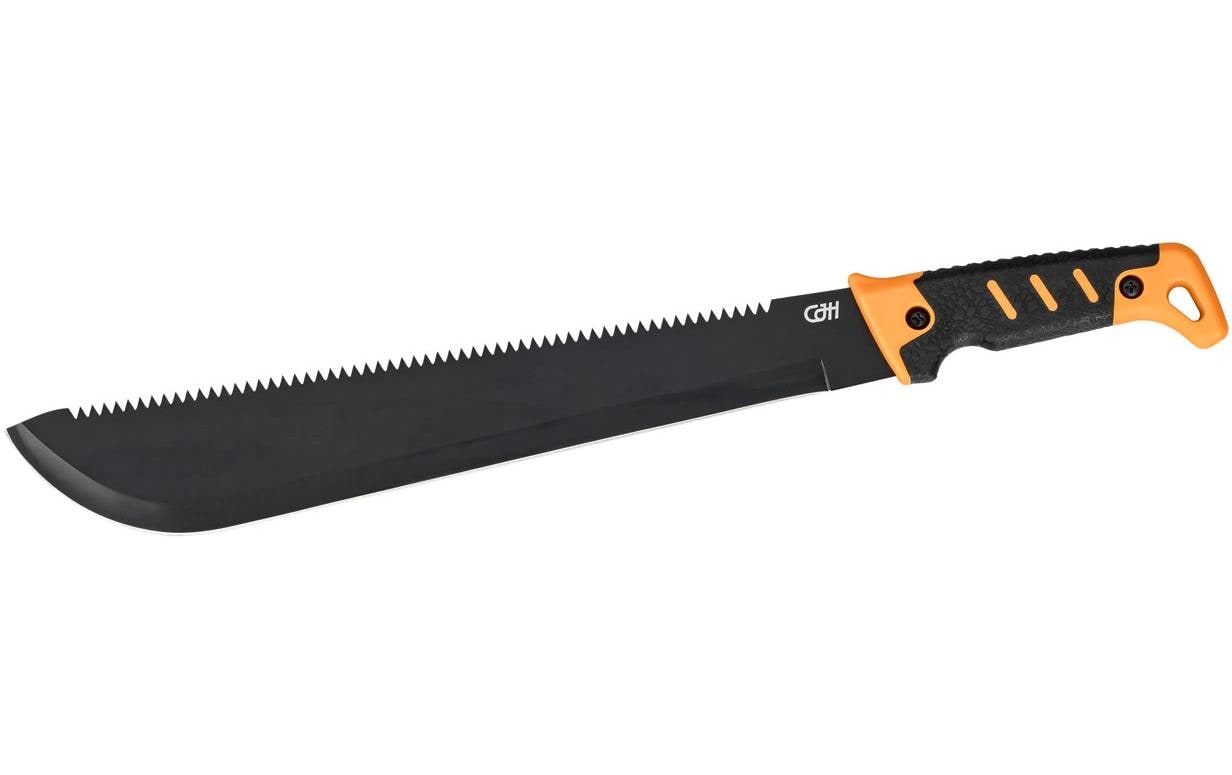 Herbertz CJH – Machete 360 mm, Nylonscheide, Sägerücken, Schwarz
