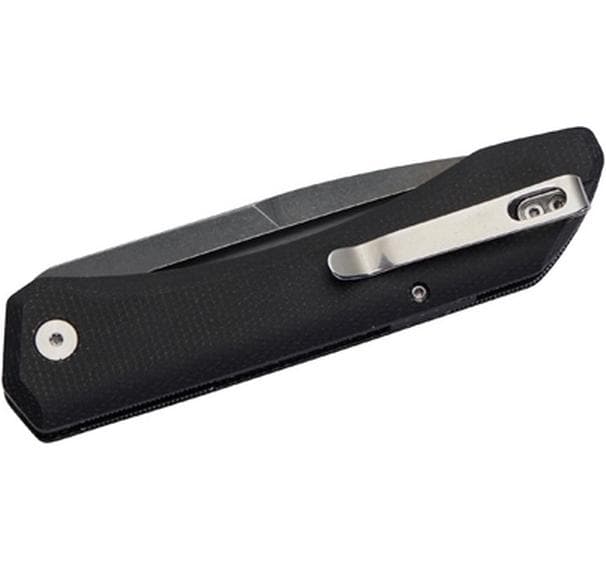 Herbertz Klappmesser 94 mm, Micarta, Liner-Lock, Schwarz