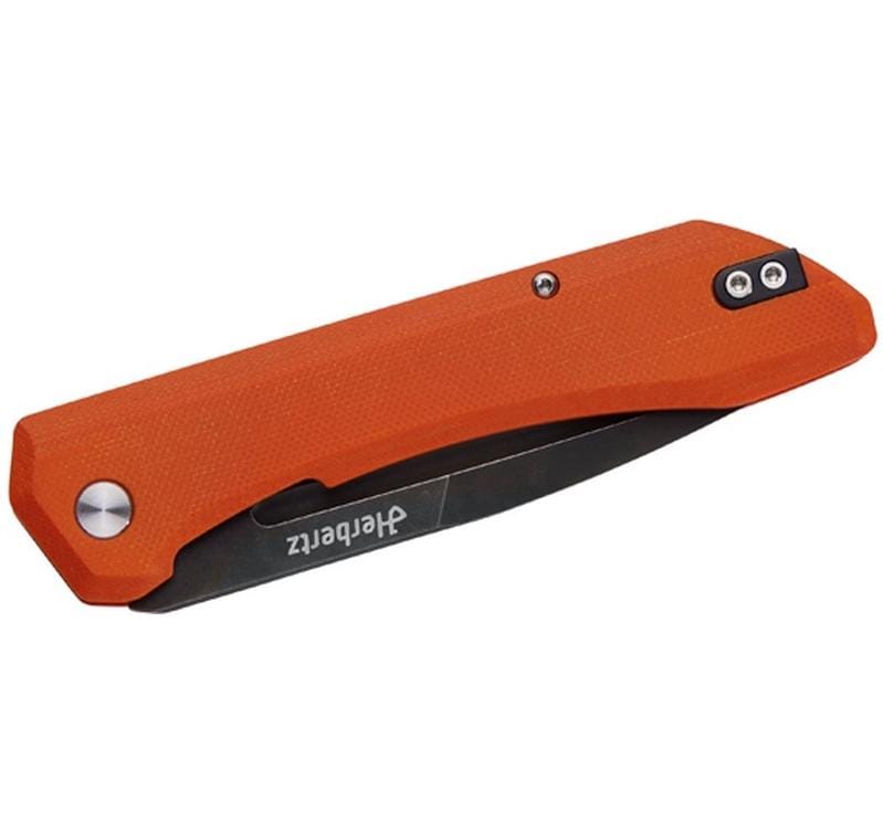 Herbertz Klappmesser 94 mm, Micarta, Liner-Lock, Orange