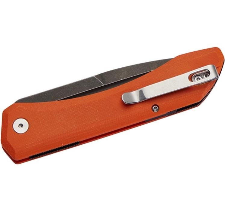 Herbertz Klappmesser 94 mm, Micarta, Liner-Lock, Orange