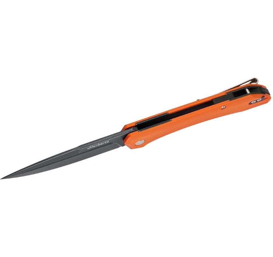 Herbertz Klappmesser 94 mm, Micarta, Liner-Lock, Orange