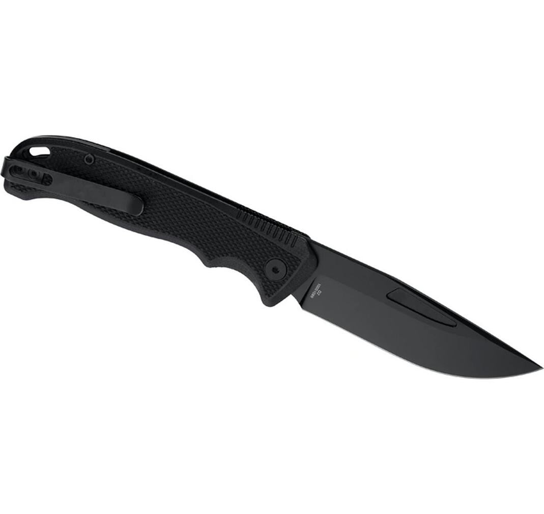 Herbertz Performance – Klappmesser/Outdoormesser 87 mm, G10, Liner-Lock, schwarz