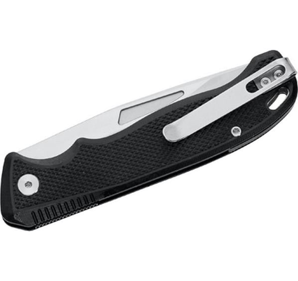 Herbertz Klappmesser 87 mm, Liner-Lock, Schwarz