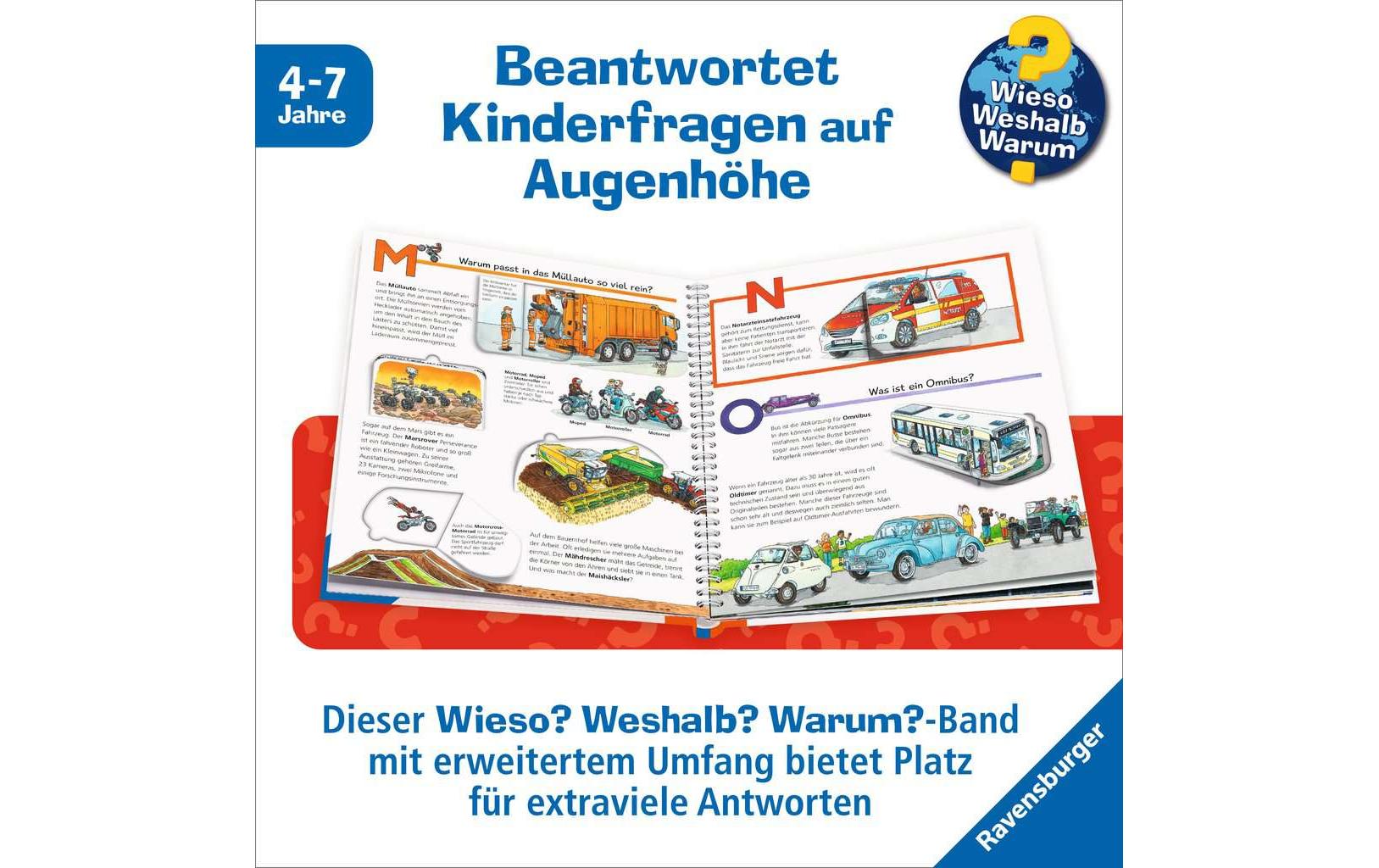 Ravensburger Buch – WWWSoBa: ABC der Fahrzeuge, Softcover, 24 Seiten, Deutsch, ab 4 Jahren