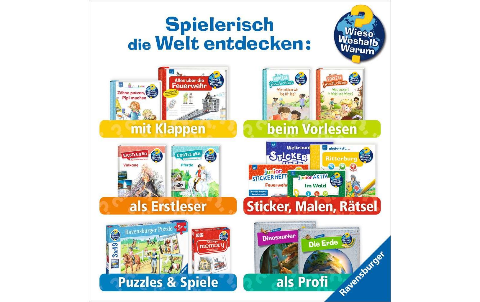 Ravensburger Buch – Wieso? Weshalb? Warum? Tiere im Winter, Pappband, 16 Seiten, Deutsch, ab 2 Jahren