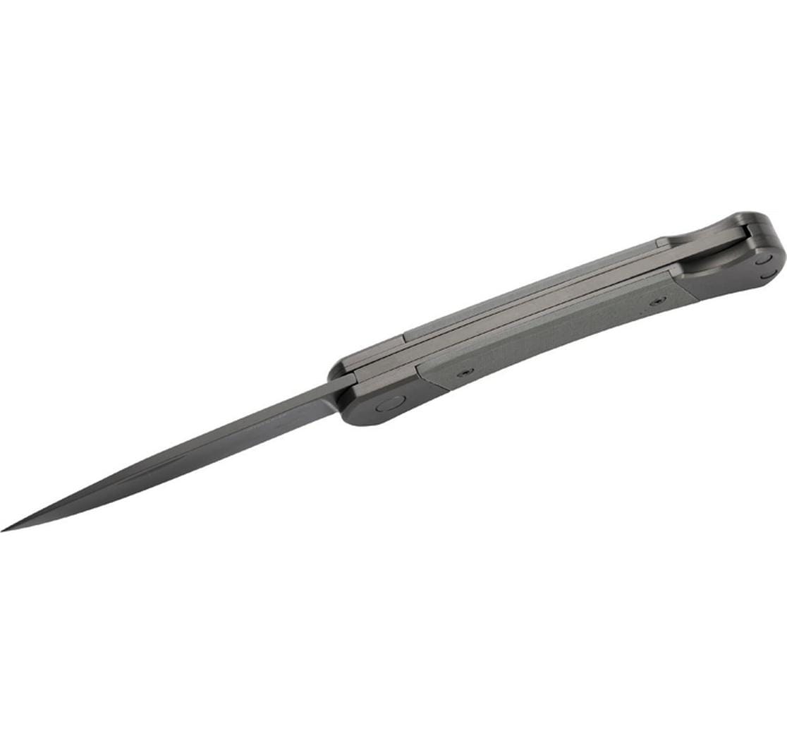 Herbertz Klappmesser 80 mm, Lock-Back, Grau