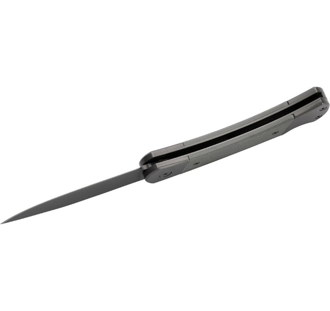 Herbertz Klappmesser 80 mm, Lock-Back, Grau