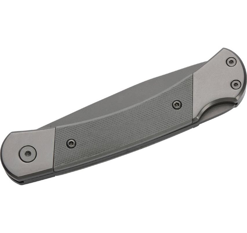 Herbertz Klappmesser 80 mm, Lock-Back, Grau