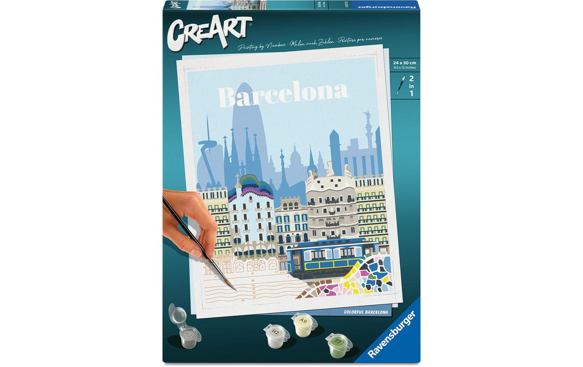 Ravensburger Colorful Barcelona – Bastelset – ab 12 Jahren
