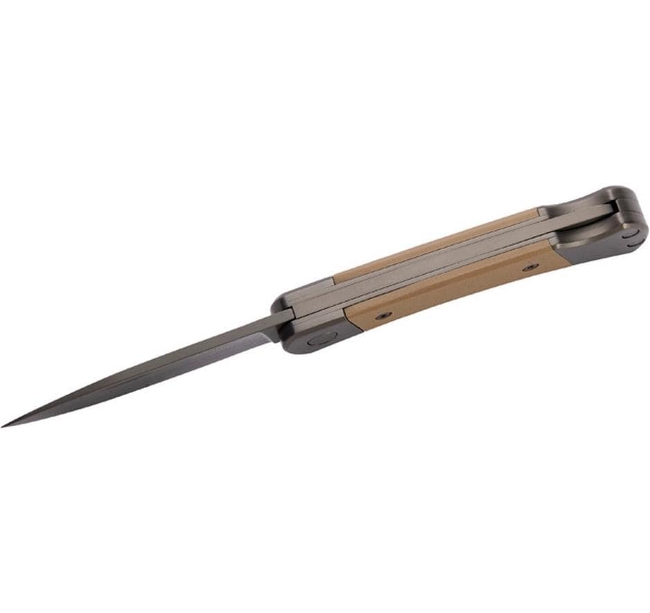 Herbertz Klappmesser 65 mm, Lock-Back, Kunststoff/Stahl, Dunkelgrau