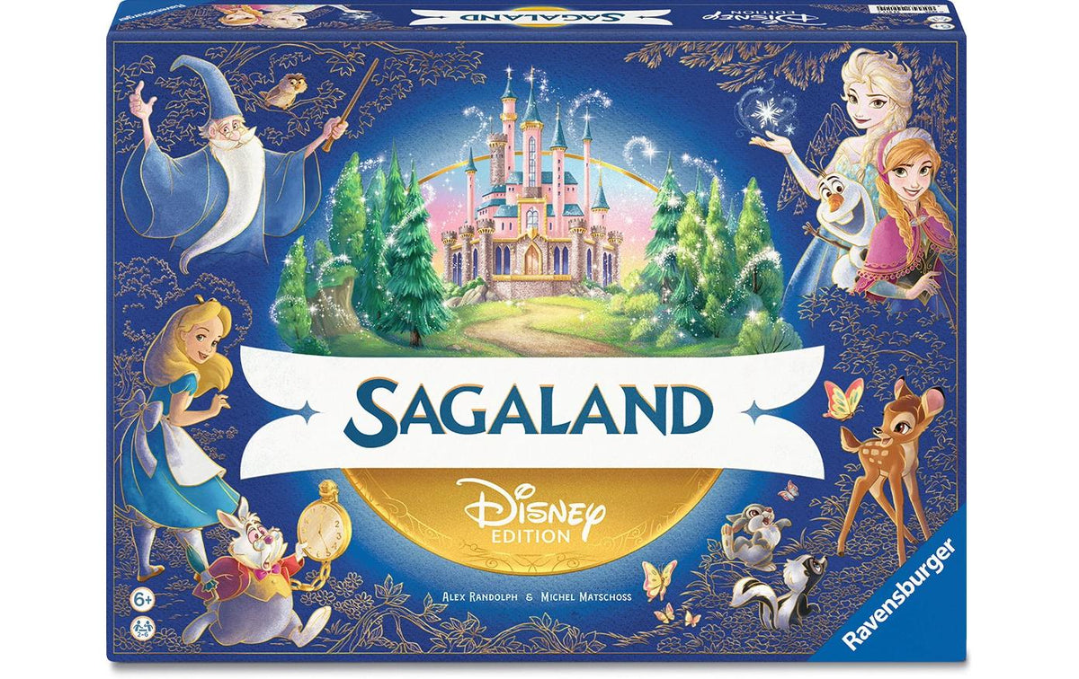 Ravensburger Disney Sagaland – Brettspiel, 2–6 Spieler, ab 6 Jahren, 30 Min., mehrsprachig