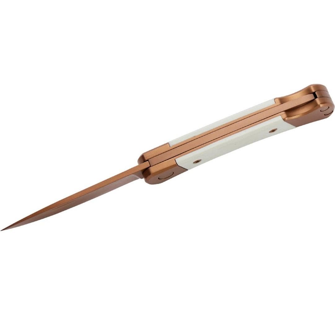 Herbertz Klappmesser 65 mm, Lock-Back, Roségold